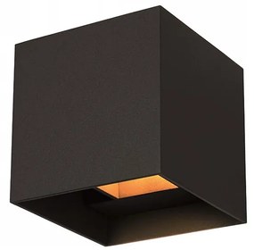 Φωτιστικό Επίτοιχο Lucide 69200-06-30 AXI Μαύρο Ματ (Black Mat) 2700 K