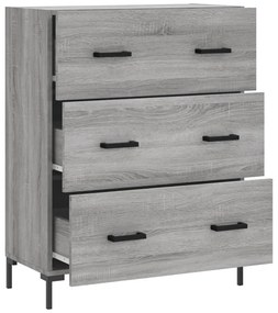vidaXL Ντουλάπι Γκρι Sonoma 69,5 x 34 x 90 εκ. από Επεξεργασμένο Ξύλο