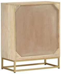 vidaXL Ντουλάπι με 2 Πόρτες 55 x 30 x 70 εκ. από Μασίφ Ξύλο Μάνγκο