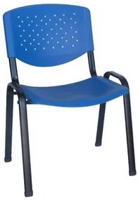 Καρέκλα υποδοχής Μήλος PVC-Μπλε  (8 τεμάχια)