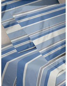Σετ Σεντόνια Menta Εμπριμέ 550 Blue Μονο (160x250)