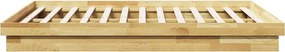 vidaXL Πλαίσιο κρεβατιού χωρίς στρώμα 160x200 cm μασίφ ξύλο δρυς