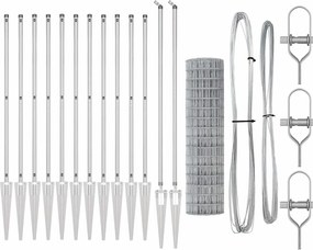 vidaXL Τεντώτο με στήριγμα Ασημί 1,2 x 25 m Ατσάλι
