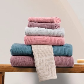 Πετσέτες Μπάνιου (Σετ 3τμχ) Das Home Best Line 0879 D.Nude 550gsm