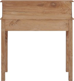 vidaXL Γραφείο 90 x 50 x 100 εκ. από Μασίφ Ξύλο Teak