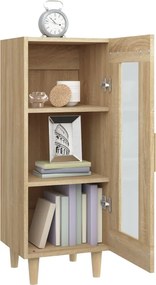vidaXL Ντουλάπι Sonoma Δρυς 34,5x34x90 εκ. από Επεξεργασμένο Ξύλο
