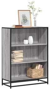 Βιβλιοθήκη Γκρι sonoma 80,5x35x107,5 εκ. Επεξεργασμένο Ξύλο