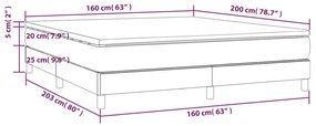 ΚΡΕΒΑΤΙ BOXSPRING ΜΕ ΣΤΡΩΜΑ ΑΝΟΙΧΤΟ ΓΚΡΙ 160X200 ΕΚ. ΒΕΛΟΥΔΙΝΟ 3144339