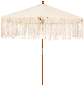 Ομπρέλα Boho 85910 270x260cm Natural-White