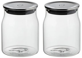 Luigi Ferrero Vienna FR-4127 Βάζο 700ml 2 τμχ Διάφανο