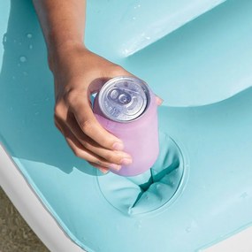 Φουσκωτό Στρώμα Intex Water Lounge 310 x 183 cm Λευκό Τυρκουάζ