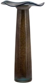 Βάζο Διακοσμητικό Vaughan 79957-L 27x27x50cm Brown Artekko Glass
