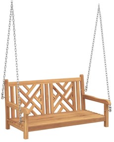 Πάγκος Κούνια Καφέ 114 x 60 x 64 cm Στερεό Ξύλο Τίκ