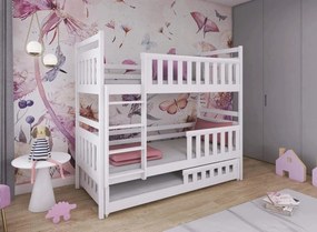 OLIWIA 80x160 white bunk bed Lano Furniture
