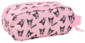 Διπλή Κασετίνα Kuromi Ροζ 21 x 8 x 6 cm