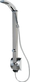 Dolce Vita Idea Spout Chrome Στήλη Nτους Θερμομικτική 3 εξόδων Από Μασίφ Αλουμίνιο, 136,4 εκ.