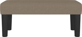 vidaXL παγκάκι Taupe 70 x 30 x 30 εκ. ύφασμα