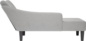 vidaXL Σαλόνι πολυθρόνας με δεξί μπράτσο Ύφασμα Σκούρο Γκρι