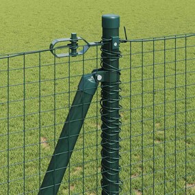 vidaXL 50 x 1,2 m PVC-Επικαλυμμένο Ατσάλι Πράσινο Δίχτυ