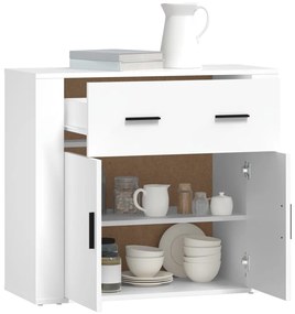 vidaXL Ντουλάπι Λευκό 80 x 33 x 70 εκ. από Επεξεργασμένο Ξύλο