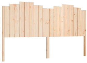 vidaXL Κεφαλάρι Κρεβατιού 186x4x110 εκ. από Μασίφ Ξύλο Πεύκου