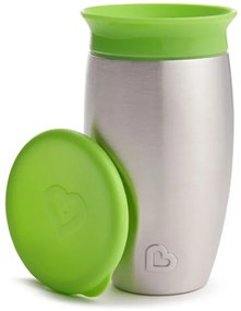 Ποτήρι Εκπαιδευτικό 296ml Munchkin Miracle Stainless Steel Cup Green