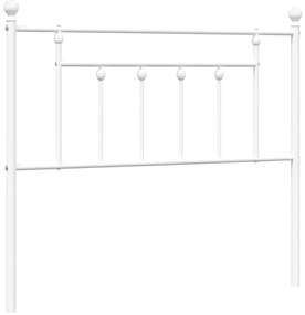 vidaXL Κεφαλάρι Λευκό 107 εκ. Μεταλλικό