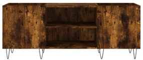 vidaXL Δισκοθήκη Καπνιστή Δρυς 121x38x48 εκ. από Επεξεργασμένο Ξύλο
