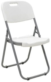 Καρέκλα catering-συνεδρίου πτυσσόμενη Edison pakoworld χρώμα λευκό