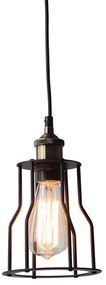 Φωτιστικό Κρεμαστο Aca KS1342P151BK SOTIS Μαύρο Ματ (Black Mat)