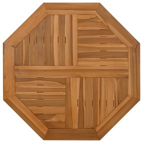 vidaXL Επιφάνεια Τραπεζιού Οκτάγωνη 60x60x2,5 εκ. Μασίφ Ξύλο Teak