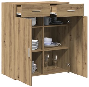 vidaXL Ντουλάπι αποθήκευσης  Artisan Oak 80x42.5x93.5 εκ Επεξεργασμένο Ξύλο
