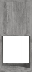 vidaXL Ντουλάπι Περιστρ. Γκρι Σκυρ. 34,5x34,5x75,5 εκ. Επεξ. Ξύλο
