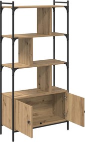 vidaXL Βιβλιοθήκη 6 επιπέδων 76,5 x 30 x 154,5 εκ Επεξεργασμένο ξύλο
