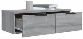 vidaXL Ντουλάπια Τοίχου 2 τεμ. Γκρι Sonoma 68 x 30 x 20 εκ. Επ. Ξύλο
