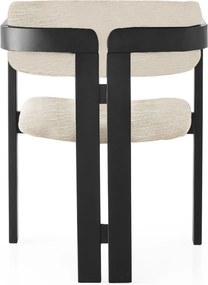 Καρέκλα Ανοιχτό Γκρι / Μαύρο CO 58x49x76