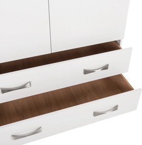 ΣΕΤ ΚΡΕΒΑΤΟΚΑΜΑΡΑΣ 6ΤΜΧ CARLY HM10884.05 ΜΕΛΑΜΙΝΗ ΛΕΥΚΗ-ΥΦΑΣΜΑ ΓΚΡΙ