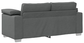 vidaXL Καναπές με μαξιλάρι Σκούρο γκρι 180 x 77 x 82 εκ ύφασμα