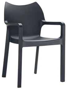 SIESTA DIVA BLACK ΠΟΛΥΘΡΟΝΑ ΠΟΛ/ΝΙΟΥ 57X53X84εκ.20.0081