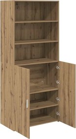 vidaXL Highboard Artisan Oak 80 x 42,5 x 185 εκ Επεξεργασμένο ξύλο