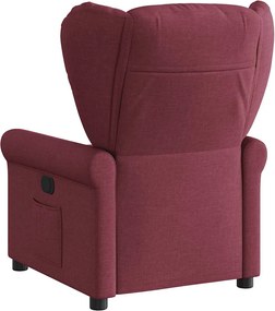vidaXL Πολυθρόνα Ανακλινόμενη Μπορντό Υφασμάτινη