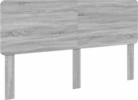 vidaXL Σκελετός Κρεβατιού Γκρι Sonoma 200 x 200 cm