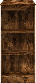 vidaXL Τραπέζι Μπαρ με Ράφια Δρυς 95x47x103,5 εκ. Επεξεργ. Ξύλο