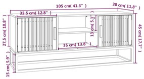 ΈΠΙΠΛΟ ΤΗΛΕΟΡΑΣΗΣ 105 X 30 X 45 ΕΚ. ΕΠΕΞΕΡΓΑΣΜΕΝΟ ΞΥΛΟ/ΣΙΔΕΡΟ 352099