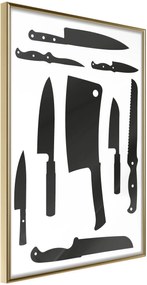 Αφίσα - Chef's Must-Have  - 30x45 - Χρυσό - Χωρίς πασπαρτού