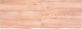 vidaXL Πάγκος Μπάνιου Αν. Καφέ 140x50x(2-6) εκ. Επεξεργ. Μασίφ Ξύλο