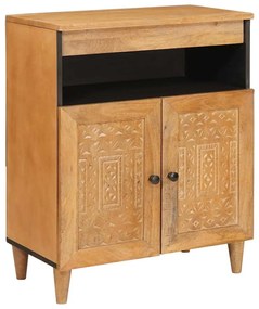 vidaXL Πλαϊνό γραφείο Ανοιχτό καφέ 33.5 x 60 x 75 εκ