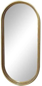 Καθρέπτης Τοίχου Olympon 295-000005 49x5x99cm Gold Inart Μέταλλο,Γυαλί