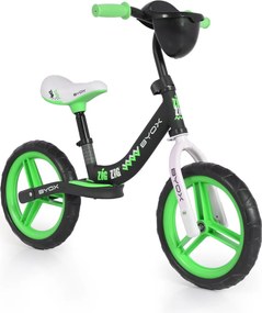 Balance bicycle Zig zag green