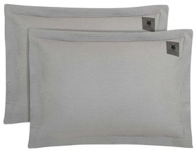 Μαξιλαροθήκες 3496 (Σετ 2τμχ) Grey Greenwich Polo Club 50Χ70 Microsatin